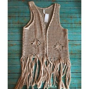 crochet festival fridge vest • NEW